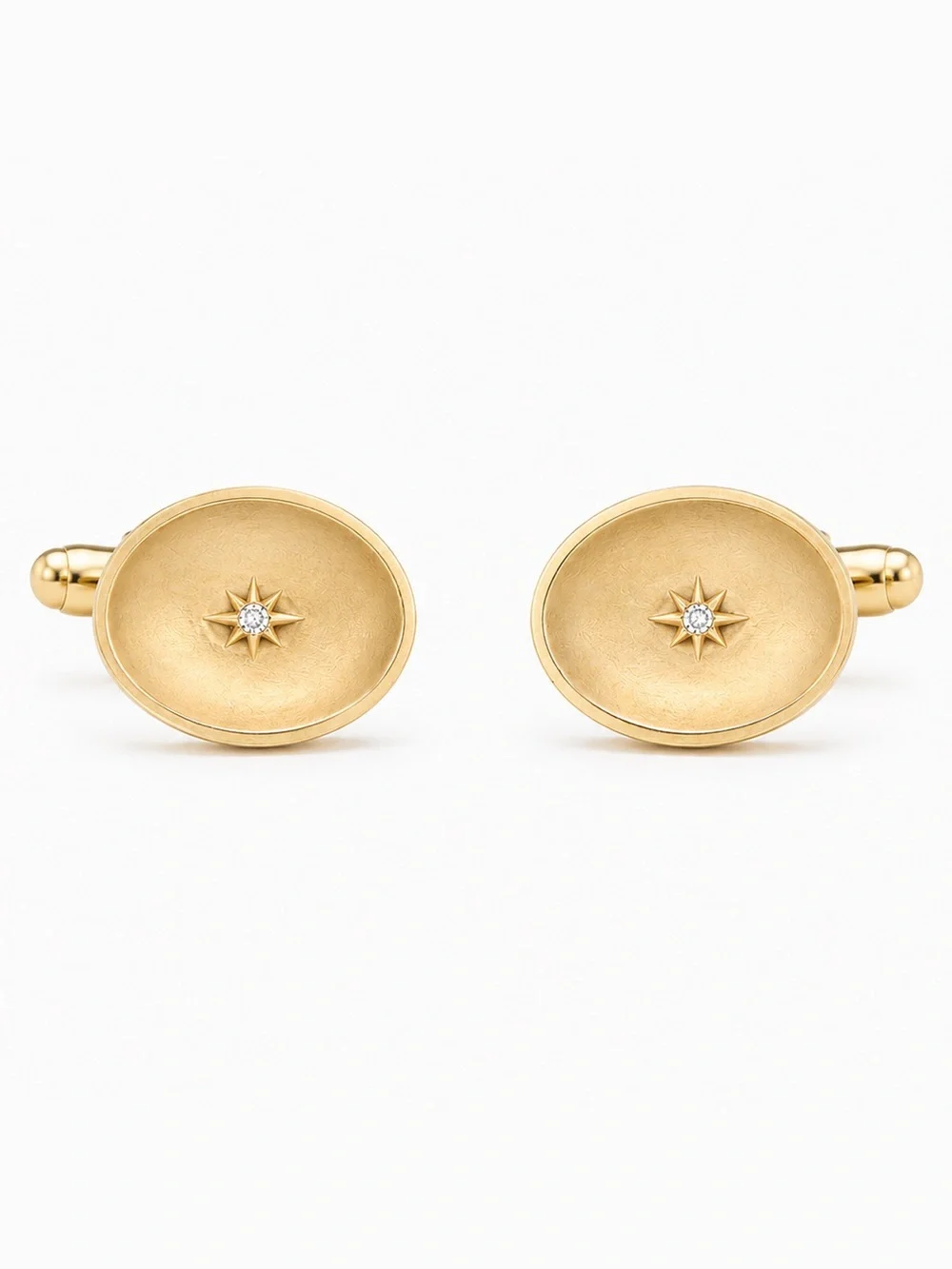 Starburst Crystal Cufflinks